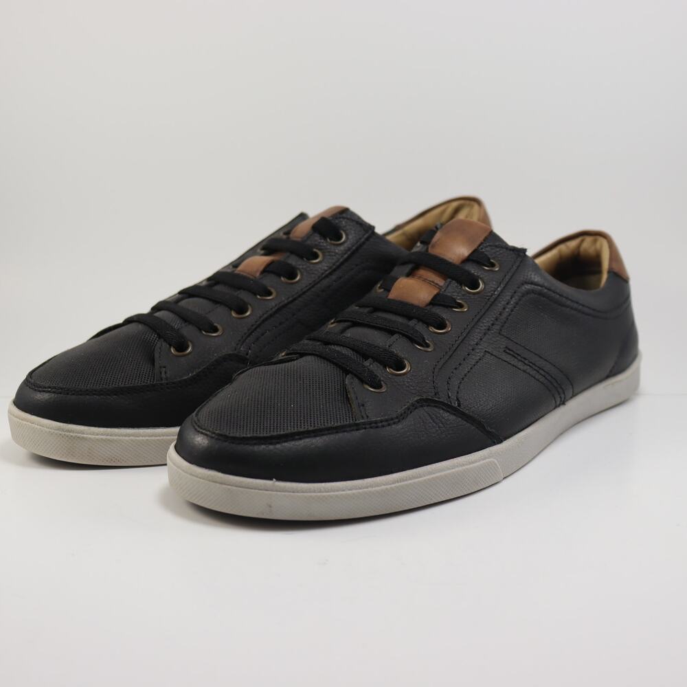 Johnston & Murphy Banks Lace To Toe Sneakers 256619 Shoes J&M Navy Mens Size 9.5